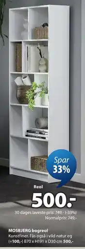 JYSK MOSBJERG bogreol tilbud