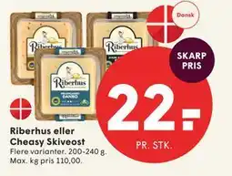 SPAR Riberhus eller Cheasy Skiveost tilbud