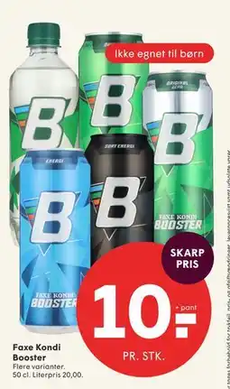 SPAR Faxe Kondi Booster tilbud