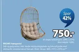 JYSK BROMS hængestol tilbud