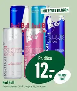 Min Købmand Red Bull tilbud