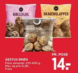 MENY GESTUS BRØD tilbud