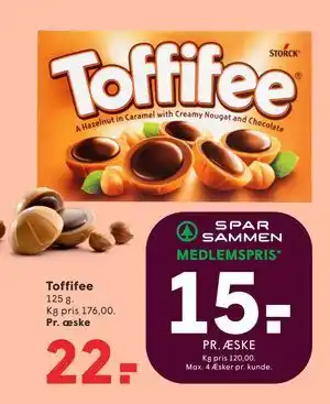 SPAR Toffifee tilbud