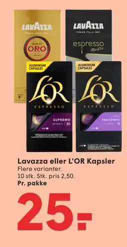 SPAR Lavazza eller L’OR Kapsler tilbud