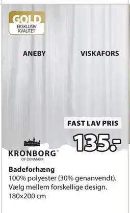 JYSK Badeforhæng tilbud