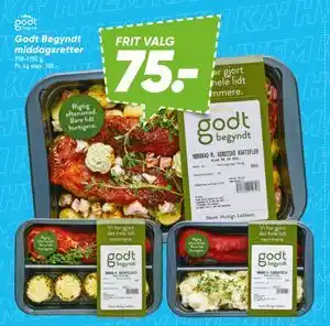 Bilka Godt Begyndt middagsretter tilbud