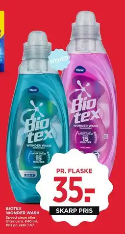 MENY BIOTEX WONDER WASH tilbud
