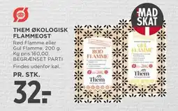 MENY THEM ØKOLOGISK FLAMMEOST tilbud