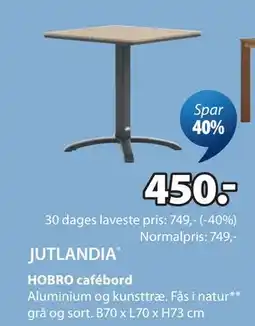 JYSK HOBRO cafébord tilbud