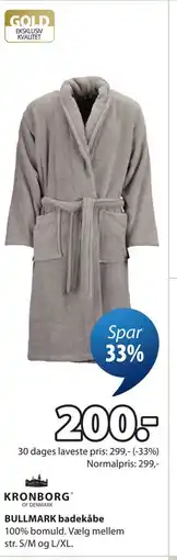 JYSK BULLMARK badekåbe tilbud