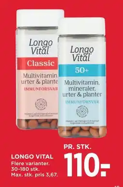 MENY LONGO VITAL tilbud