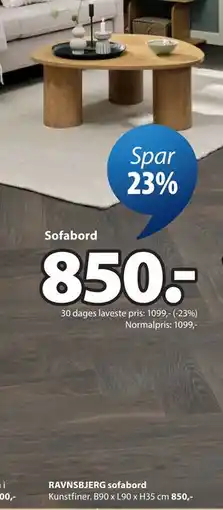 JYSK RAVNSBJERG sofabord tilbud