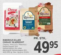 MENY RIBERHUS ELLER CHEASY SKÆREOST tilbud