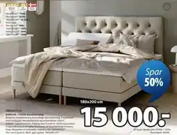 JYSK KUPELVA + TOSEN elevationsseng tilbud