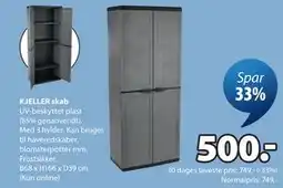 JYSK KJELLER skab tilbud