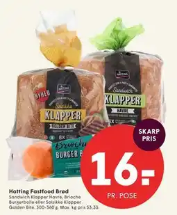 SPAR Hatting Fastfood Brød tilbud