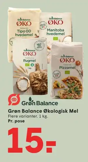 SPAR Grøn Balance Økologisk Mel tilbud