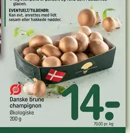 REMA 1000 Danske brune champignon tilbud