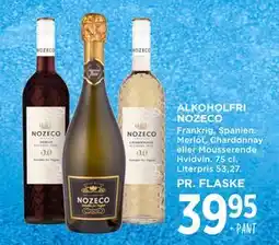 MENY ALKOHOLFRI NOZECO tilbud
