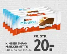 MENY KINDER 5-PAK MÆLKESNITTE tilbud