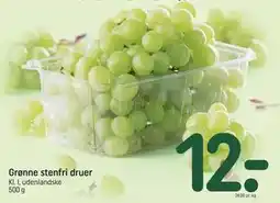 REMA 1000 Grønne stenfri druer tilbud