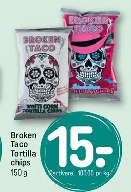 REMA 1000 Broken Taco Tortilla chips tilbud
