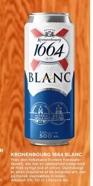 KRONENBOURG 1664 BLANC