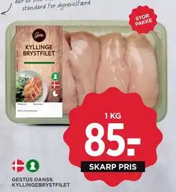 MENY GESTUS DANSK KYLLINGEBRYSTFILET tilbud