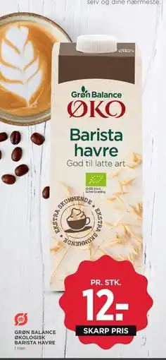 MENY GRØN BALANCE ØKOLOGISK BARISTA HAVRE tilbud