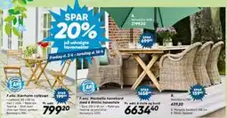 Bilka Spar 20% på udvalgte havemøbler tilbud