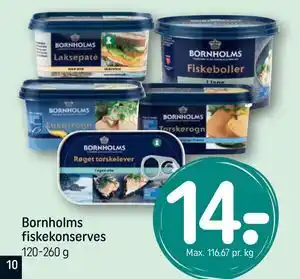REMA 1000 Bornholms fiskekonserves tilbud