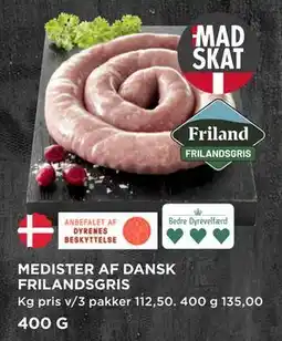 MENY MEDISTER AF DANSK FRILANDSGRIS tilbud