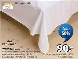 JYSK VANJA fladt lagen tilbud