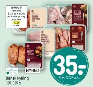 REMA 1000 Dansk kylling tilbud