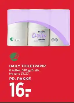 MENY DAILY TOILET PAPIR tilbud