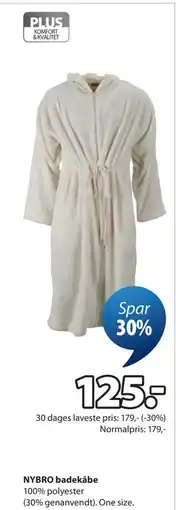 JYSK NYBRO badekåbe tilbud
