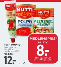 MENY MUTTI TOMATER tilbud