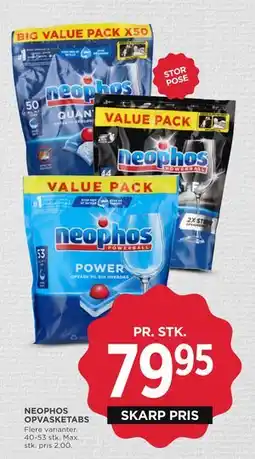 MENY NEOPHOS OPVASKETABS tilbud