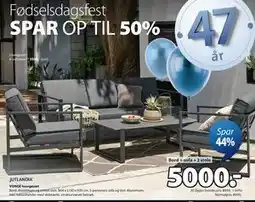 JYSK VONGE loungesæt tilbud