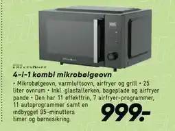 Bilka 4-i-1 kombi mikrobølgeovn tilbud