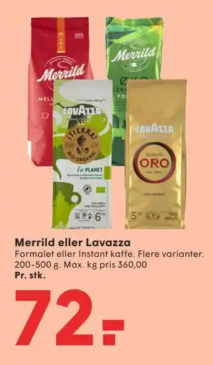 SPAR Merrild eller Lavazza tilbud