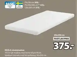 JYSK HASLA skummadras tilbud