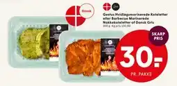 SPAR Gestus Hvidløgsmarinerede Koteletter eller Barbecue Marinerede Nakkekoteletter af Dansk Gris tilbud