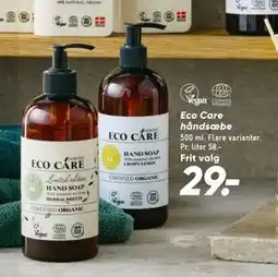 Bilka Eco Care håndsæbe tilbud