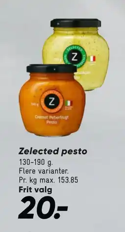 Bilka Zelected pesto tilbud