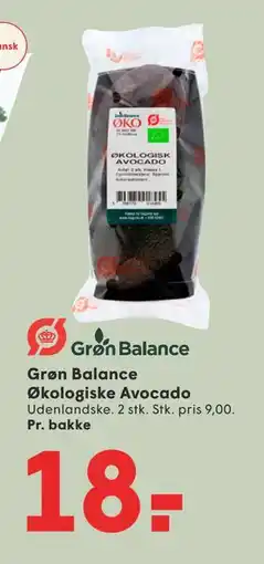 SPAR Grøn Balance Økologiske Avocado tilbud