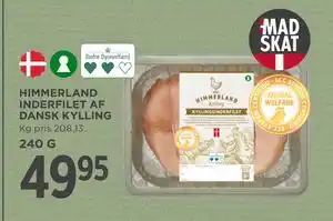 MENY HIMMERLAND INDERFILET AF DANSK KYLLING tilbud