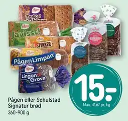 REMA 1000 Pågen eller Schulstad Signatur brød tilbud