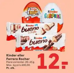 SPAR Kinder eller Ferrero Rocher tilbud
