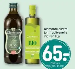 REMA 1000 Clemente ekstra jomfru olivenolie tilbud